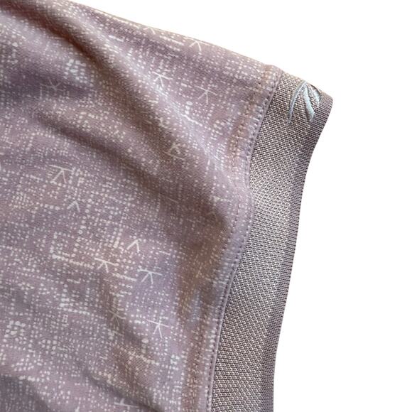 1995 Reebok Golf Polo Shirt Women's L – Purple Abstract Pattern New with Tags - Picture 6 of 12